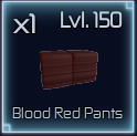 blood red pants item in jujutsu infinite