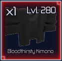 bloodthirsty kimono item in jujutsu infinite