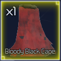 bloody black cape item in jujutsu infinite