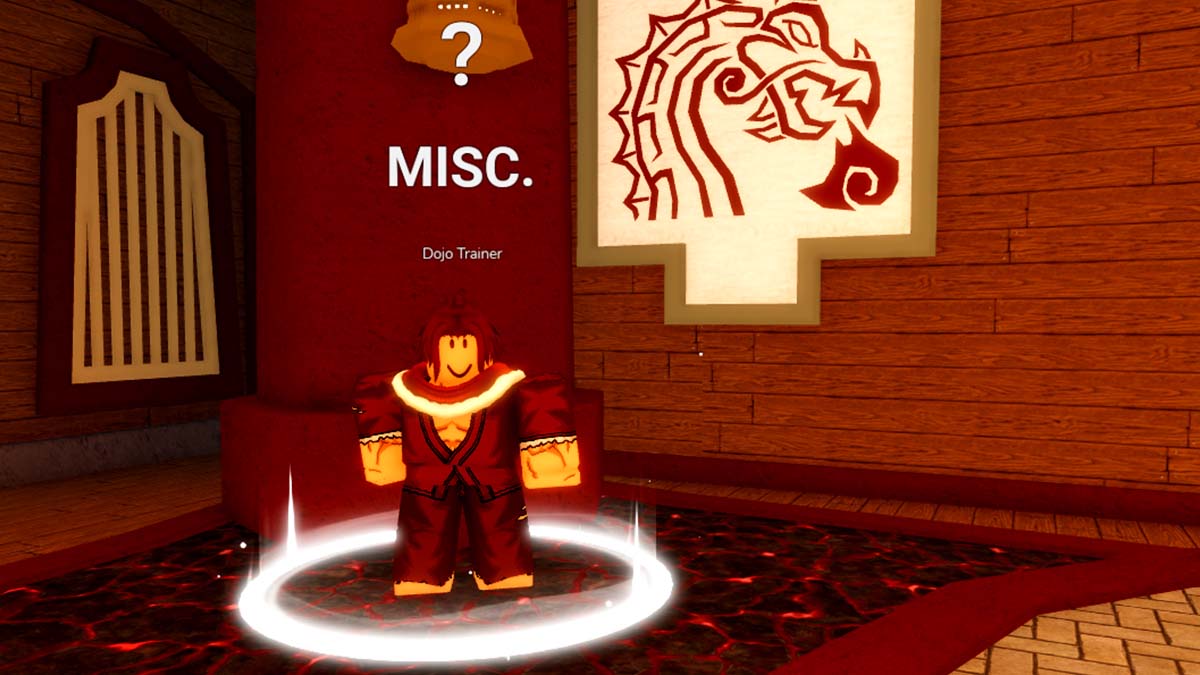 Dojo Trainer in Blox Fruit.