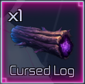 cursed log item in jujutsu infinite