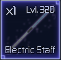 electric staff item in jujutsu infinite