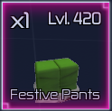 festive pants item in jujutsu infinite