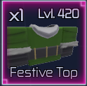 festive top item in jujutsu infinite