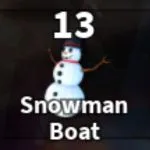 Snowman Boat