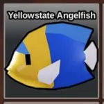 Yellowstate Angelfish in Ocean