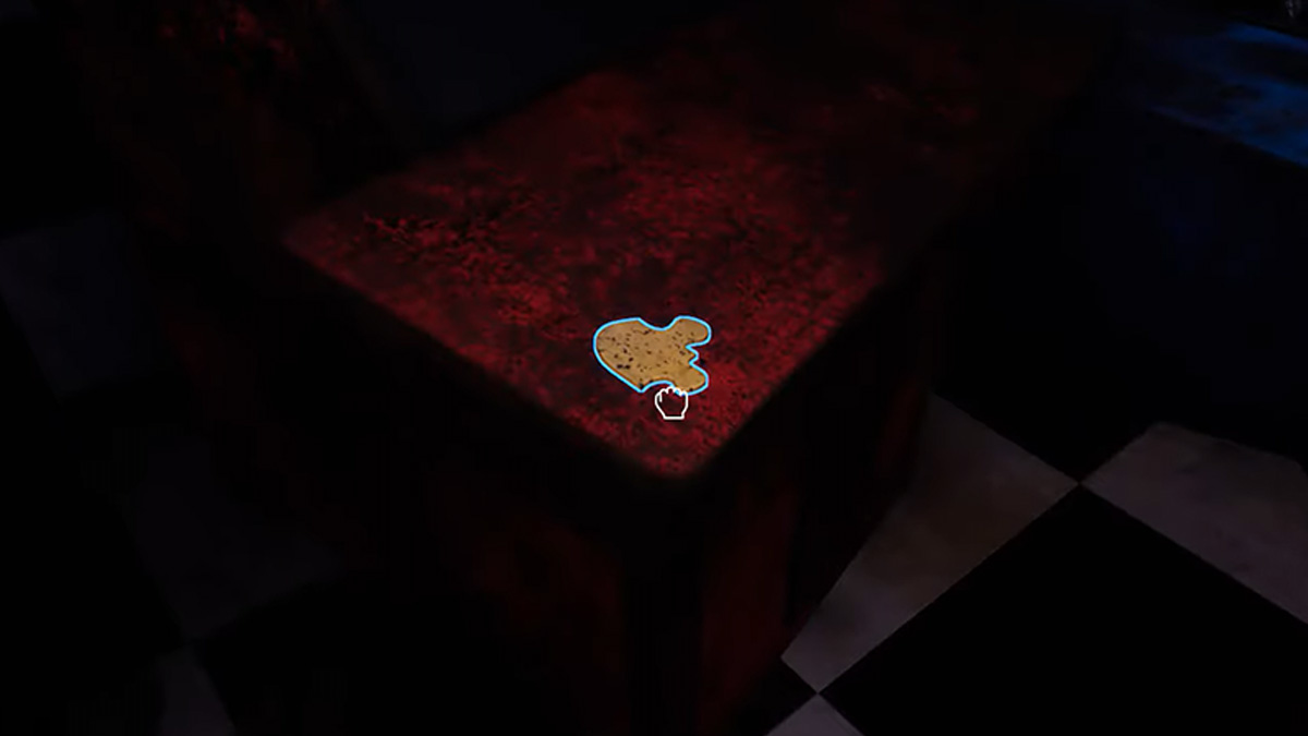 A puzzle piece on a table in FNAF Help Wanted 2.