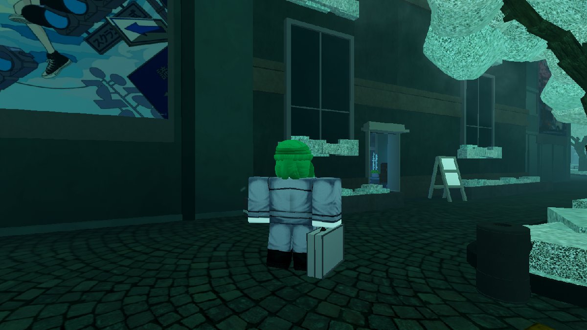 player next to the art studio in ghoul re roblox experience