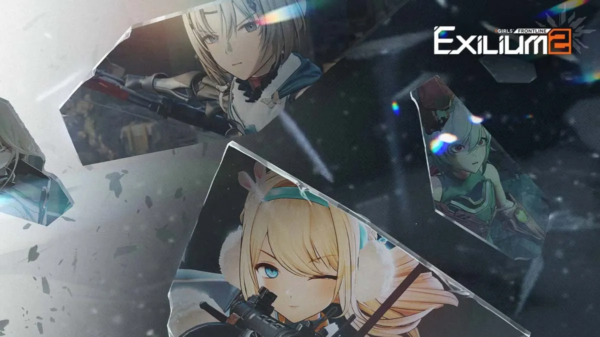 Key art of various characters in Girls’ Frontline 2: Exilium.