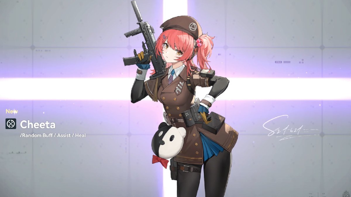 Splash -Art of Cheeta in Girls Frontline 2: Elium.
