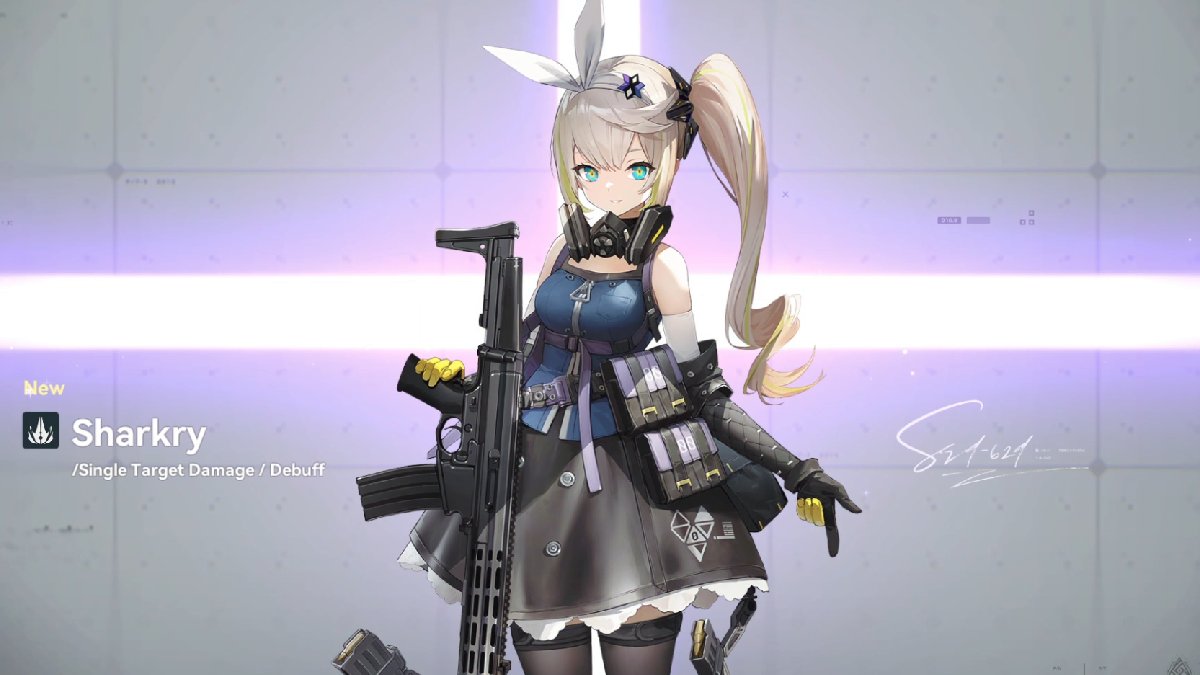 Splash -Art of Sharkry in Girls Front Line 2: Exile.