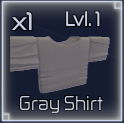 gray shirt item in jujutsu infinite