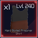 hard boiled prisoner shirt item in jujutsu infinite