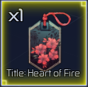 heart of fire title in jujutsu infinite