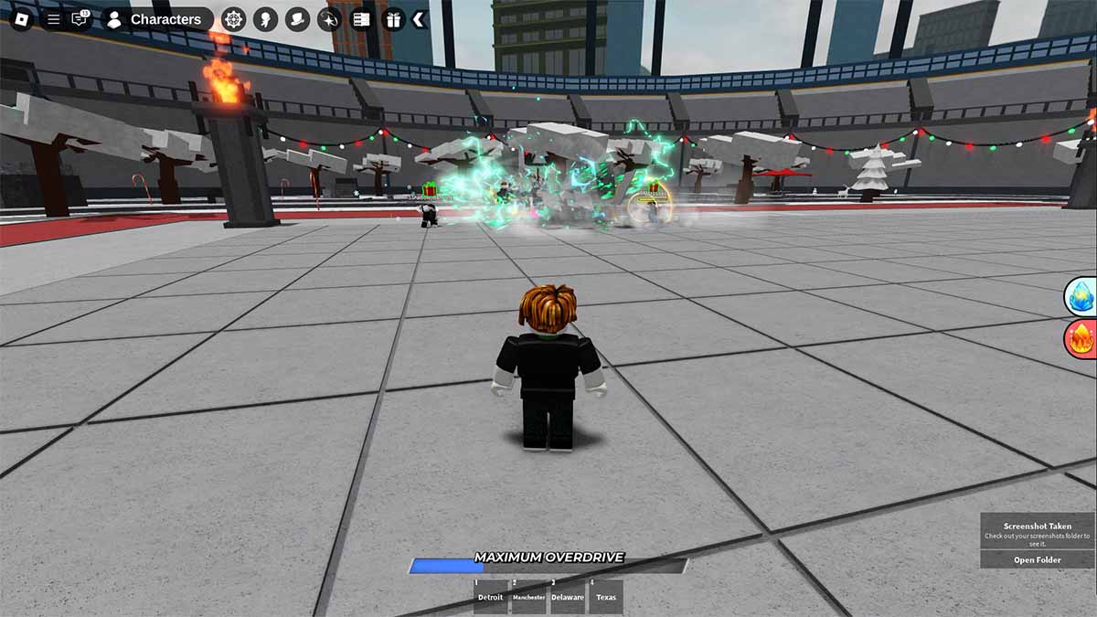 Heroes Battlegrounds two players of Reverse Tag fight