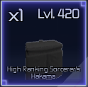 high ranking sorcerers hakama item in jujutsu infinite