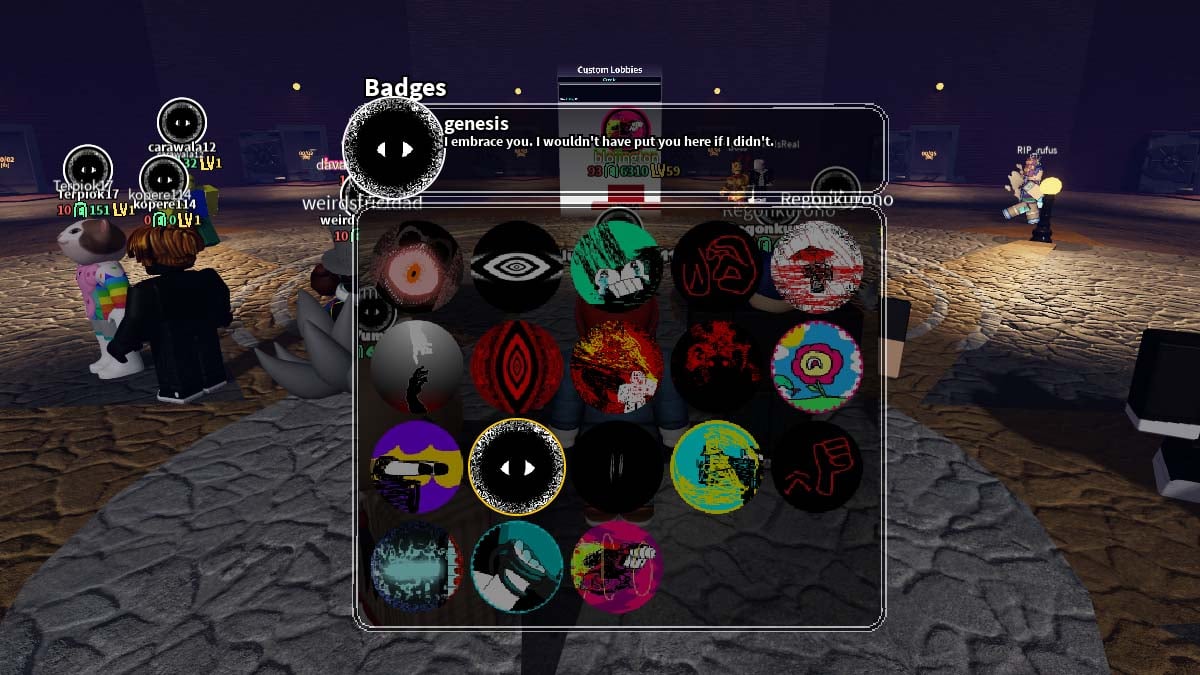 All badges in Roblox Grace