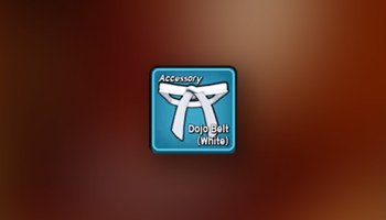 White Dojo Belt in Blox Fruit