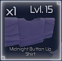 midnight buttonup shirt item in jujutsu infinite