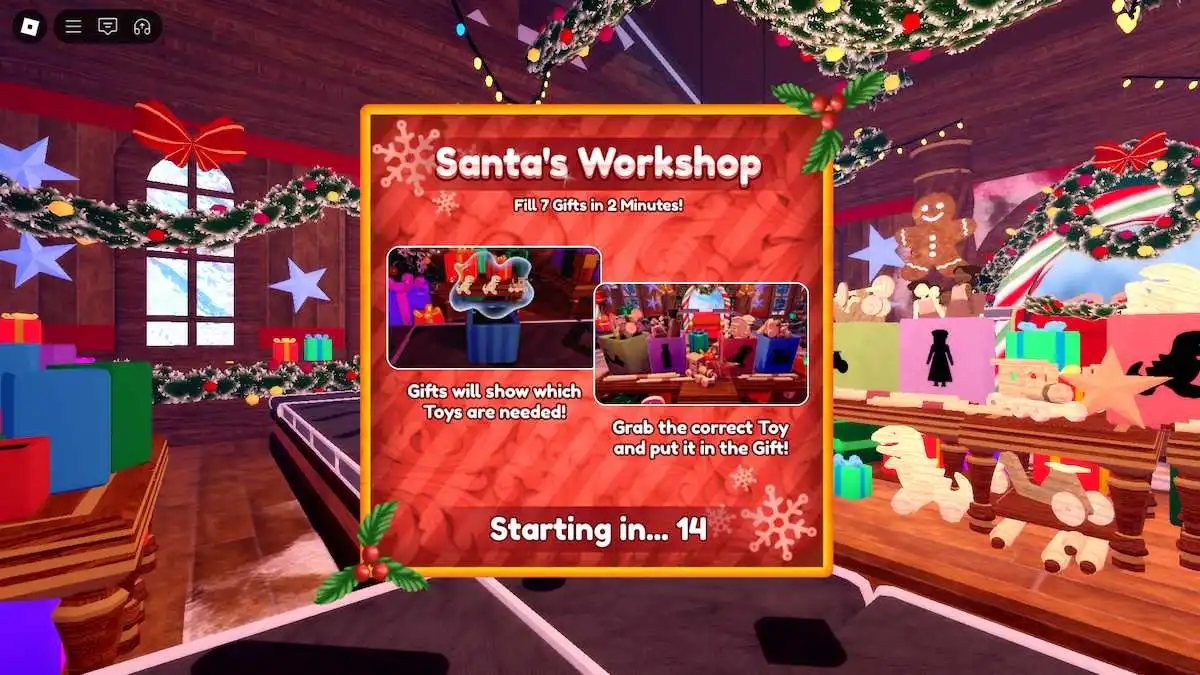 Santa's Workshop mission in DTI.