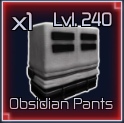 obsidian pants item in jujutsu infinite