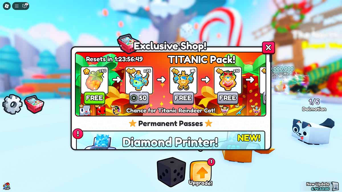 PETS GO Titanic Pack in Shop