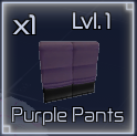 purple pants item in jujutsu infinite