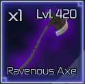 ravenous axe item in jujutsu infinite