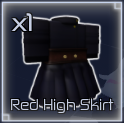 red high skirt item in jujutsu infinite