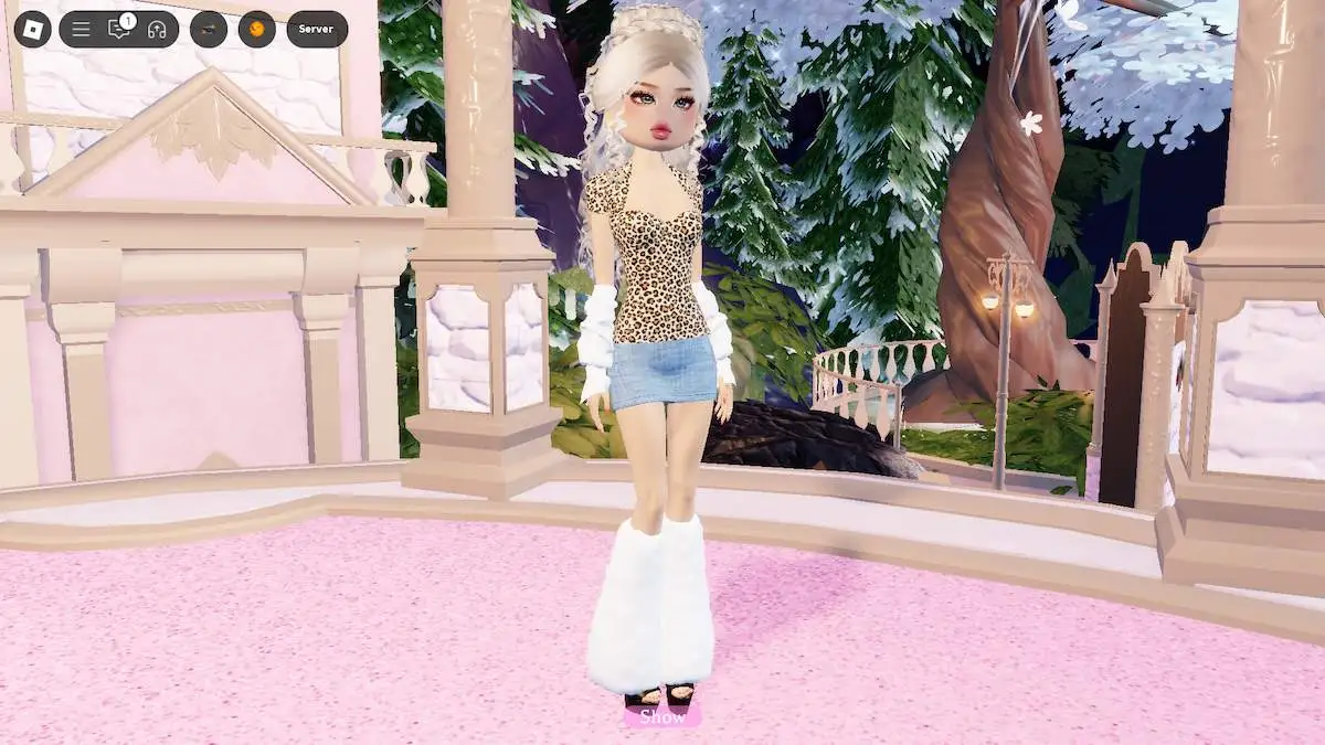 Classic Gyaru Harajuku Style in Roblox Dress to Impress.