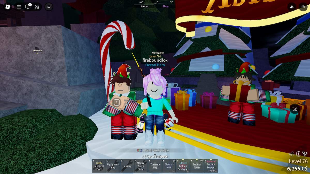 The Moosewood Elf in Roblox Fisch.