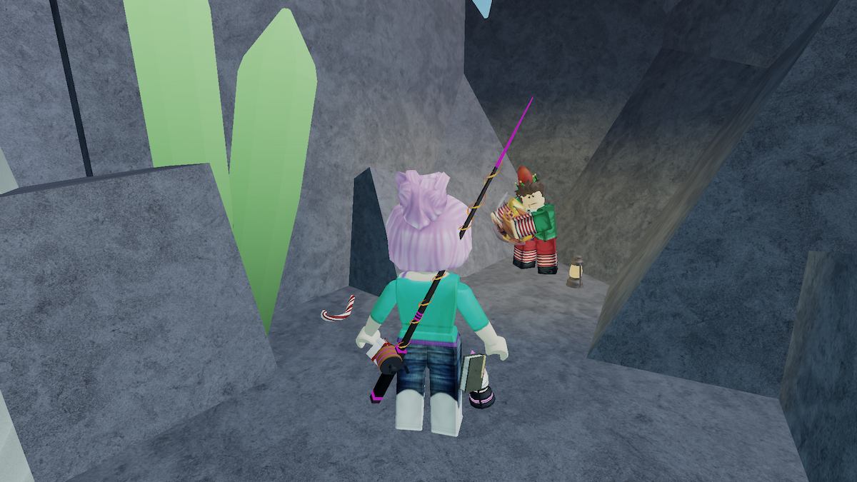 The Runaway Elf in Roblox Fisch.