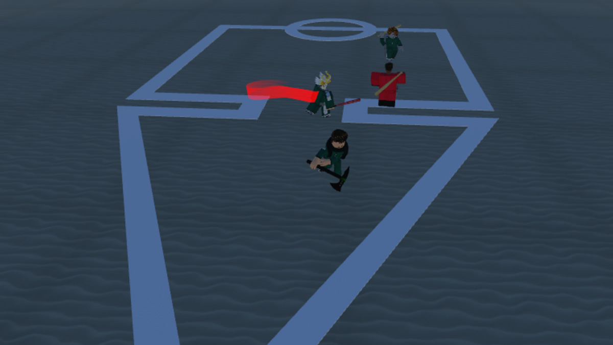 Death match in Roblox Squid Game.