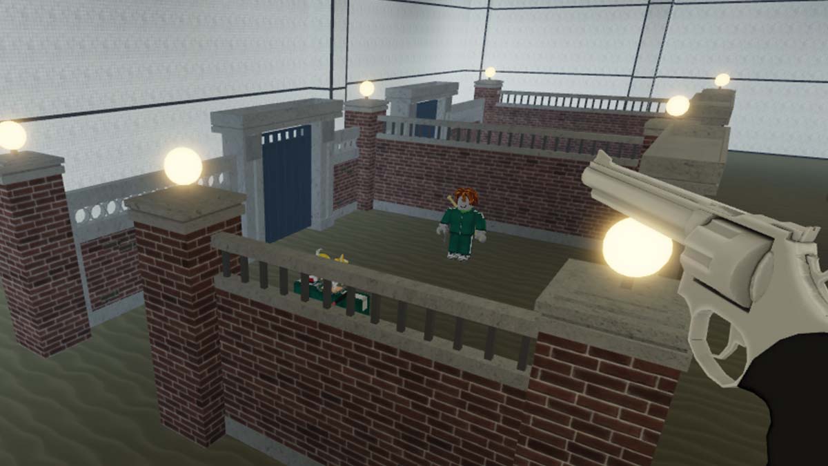 Players playing Marbles in Squid Game Roblox.