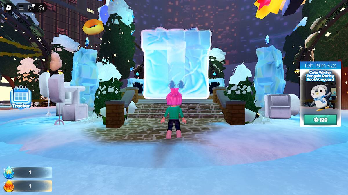 Roblox Winter Spotlight Event regular Token give-in point.