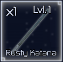 rusty katana item in jujutsu infinite