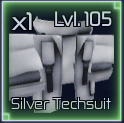 silver techsuit item in jujutsu infinite