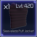 sleevless puff jacket item in jujutsu infinite