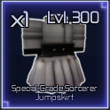 special grade sorcerer jumpskirt item in jujutsu infinite