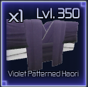 violet patterned haori item in jujutsu infinite