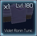 violet ronin tunic item in jujutsu infinite