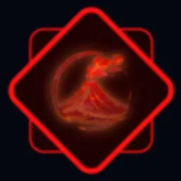 volcano cursed technique symbol in jujutsu infinite