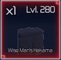 wise mans hakama item in jujutsu infinite