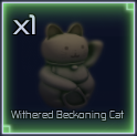 withered beckoning cat item in jujutsu infinite