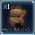 wooden beckoning cat item in jujutsu infinite