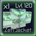 zen jacket item in jujutsu infinite