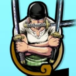 Zoro character in One Piece Grand Arena Roblox experience