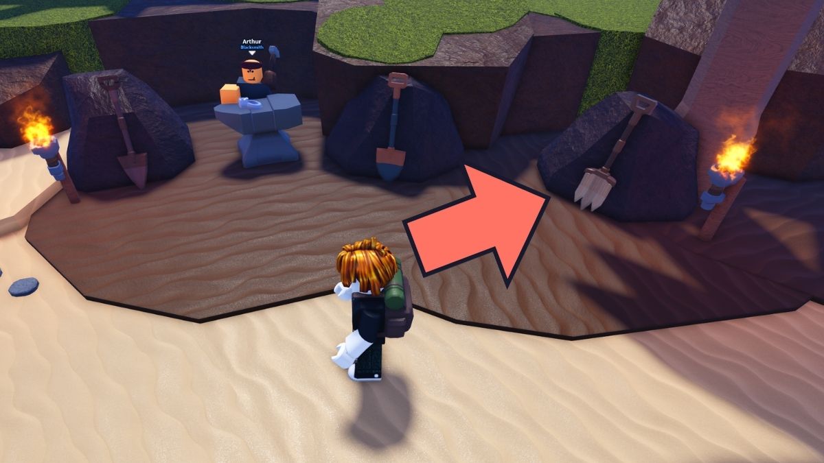 Fossil Shovel location in Dig It