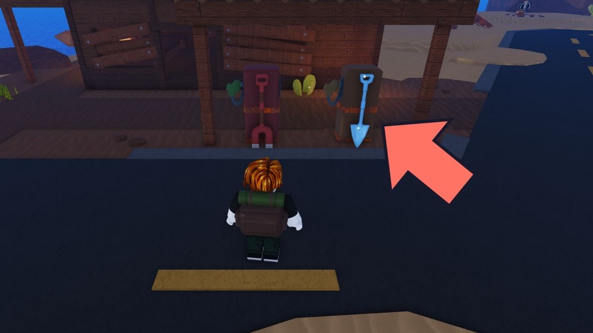 Glass shovel location in Dig It