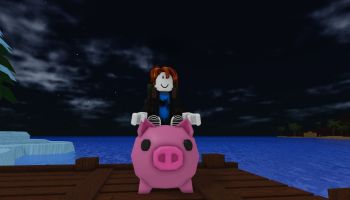 Character sitting on a Mount in Dig It